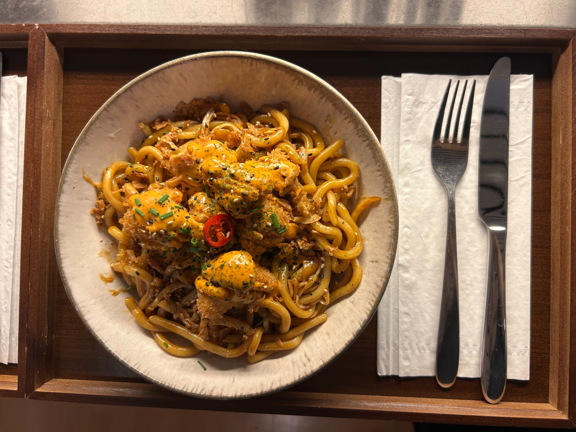 Kana udon wok